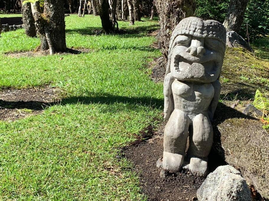 Hau'Oli Place Tiki Cottage In Volcano Exteriör bild